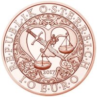 Österreich 10 Euro 2017 Michael - Der Schutzengel