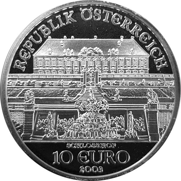 Österreich 10 Euro 2003 Schloss Hof - PP