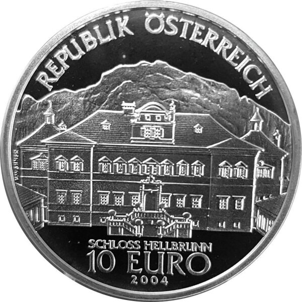 Österreich 10 Euro 2004 Schloss Hellbrunn - PP