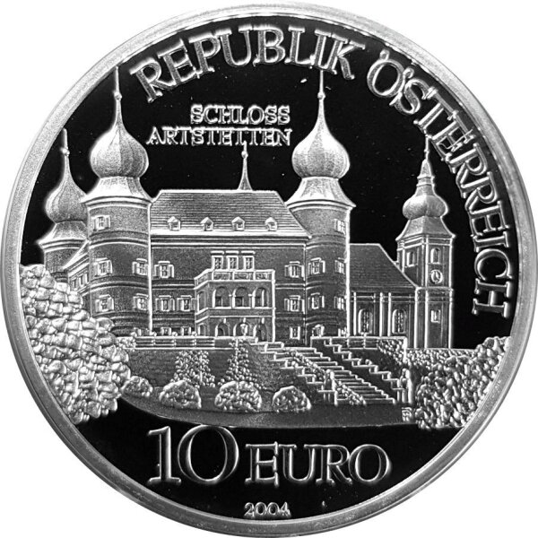 Österreich 10 Euro 2004 Schloss Artstetten - PP
