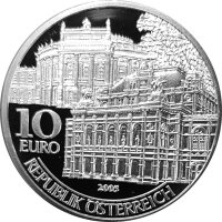 Österreich 10 Euro 2005 Wiedereröffnung Burg...