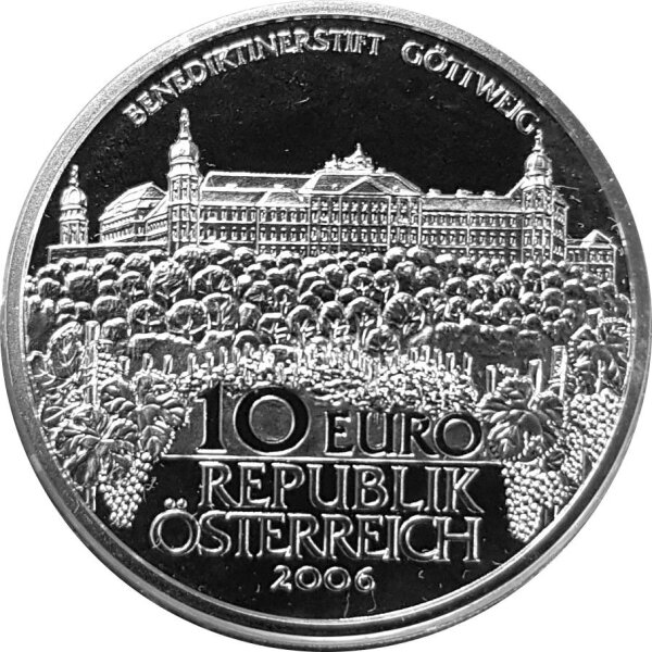 Österreich 10 Euro 2006 Stift Göttweig - PP