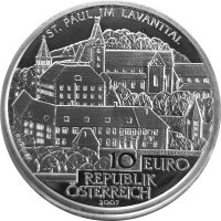 Österreich 10 Euro 2007 Stift St. Paul im Lavanttal...