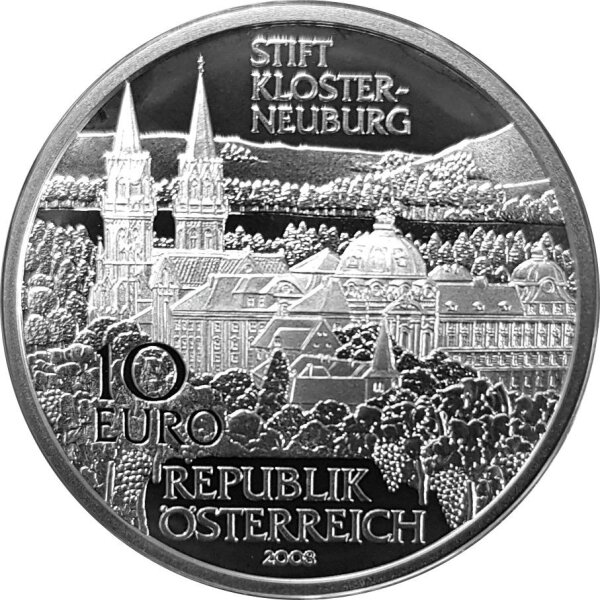 Österreich 10 Euro 2008 Stift Klosterneuburg - PP