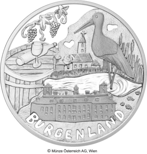 Österreich 10 Euro 2015 Burgenland - PP