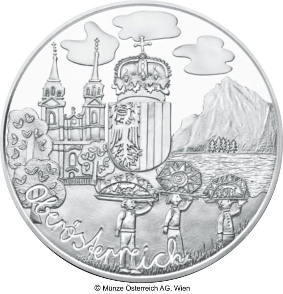 Österreich 10 Euro 2016 Oberösterreich - PP