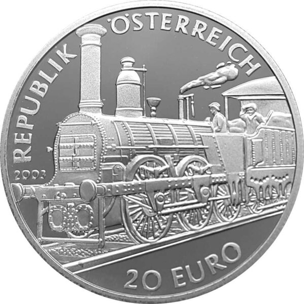 Österreich 20 Euro 2003 Die Biedermeierzeit - Silber PP