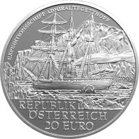 Österreich 20 Euro 2005 Polarexpedition Tegetthoff -...