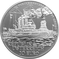 Österreich 20 Euro 2005 SMS Sankt Georg - Silber PP