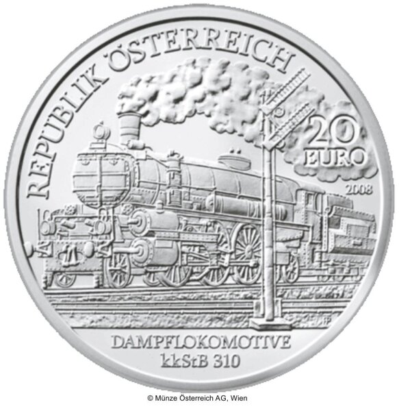 Österreich 20 Euro 2008 Belle Epoque - Silber PP