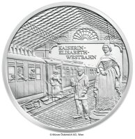 Österreich 20 Euro 2008 Kaiserin Elisabeth Westbahn - Silber PP
