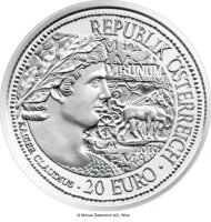 Österreich 20 Euro 2010 Virunum - Silber PP