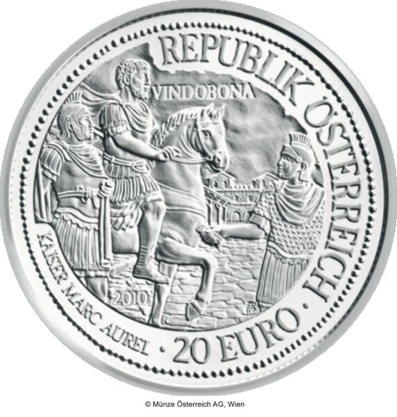 Österreich 20 Euro 2010 Vindobona - Silber PP