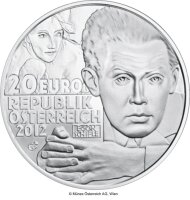 Österreich 20 Euro 2012 Egon Schiele - Silber PP