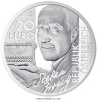 Österreich 20 Euro 2013 Stefan Zweig - Silber PP