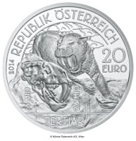 Österreich 20 Euro 2014 Tertiär - Leben auf der...