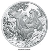 Österreich 20 Euro 2014 Tertiär - Leben auf der Erde - Silber PP