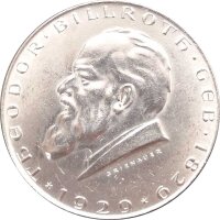 Österreich 2 Schilling 1929 Theodor Billroth - Silber