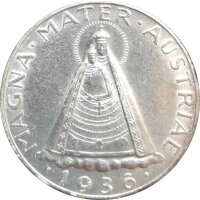 Österreich 5 Schilling 1936 Madonna von Mariazell -...