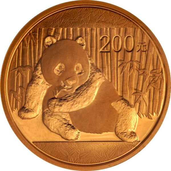China Panda 2015 1/20 oz Gold - Original-Folie