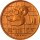 China Panda 1989 1/20 oz Gold - Original-Folie