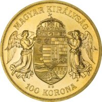 Ungarn 100 Kronen - Franz Joseph NP Gold