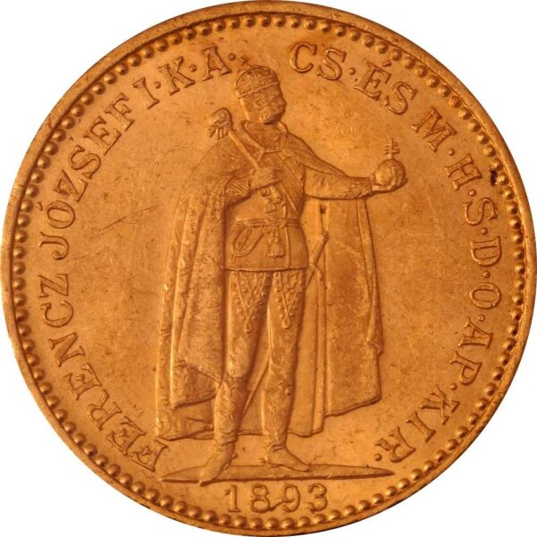 Ungarn 20 Kronen - Franz Joseph Gold