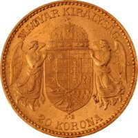 Ungarn 20 Kronen - Franz Joseph Gold