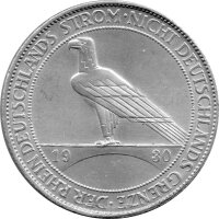 J.346 Weimarer R. 5 Mark 1930 -A- "Räumung des...