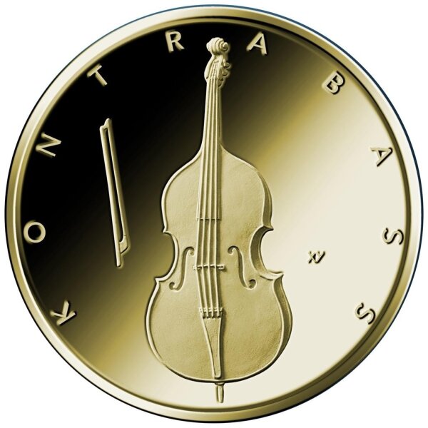Deutschland 50 Euro Musikinstrumente 2018 - J - "Kontrabass"