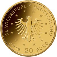 Deutschland 20 Euro Heimische Vögel 2018 - G - "Uhu"