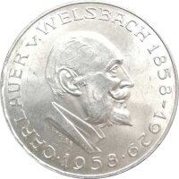 Österreich 25 Schilling 1958 Carlauer von Welsbach -...