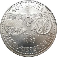 Österreich 50 Schilling 1963 600 Jahre Tirol - Silber