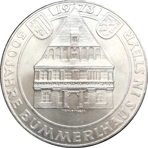 Österreich 50 Schilling 1973 Bummerlhaus in Steyr - Silber