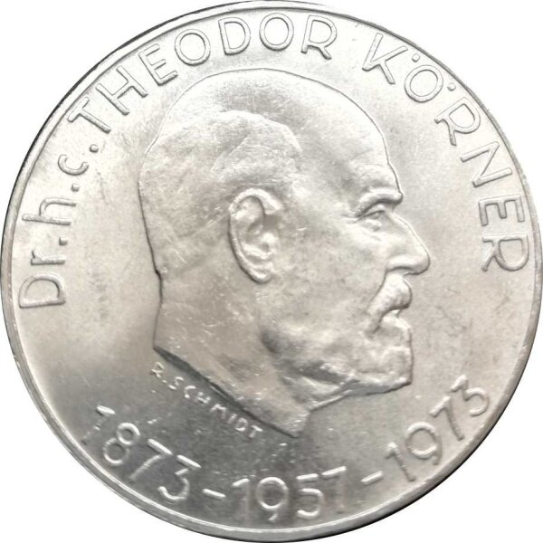 Österreich 50 Schilling 1973 100. Geburtstag Theodor Körner - Silber