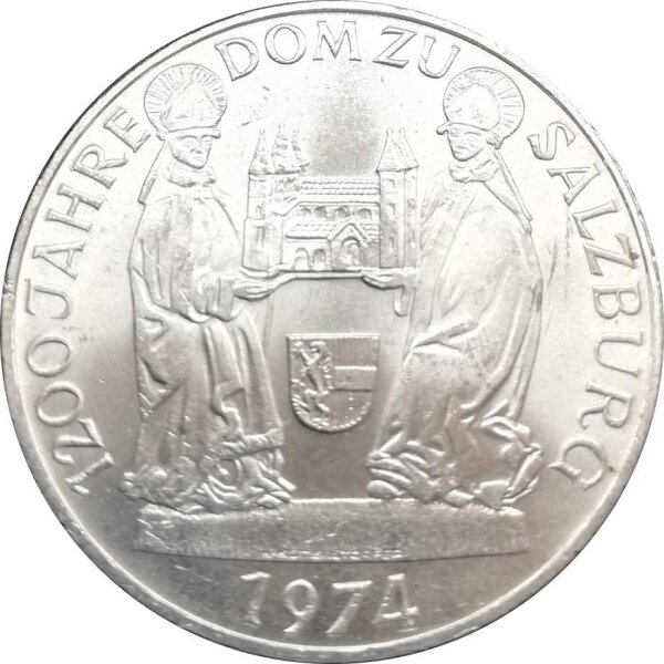 Österreich 50 Schilling 1974 1200 Jahre Dom zu Salzburg - Silber