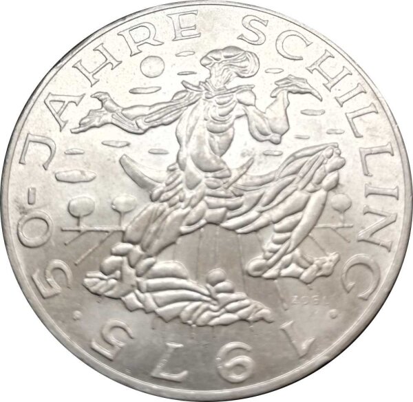 Österreich 100 Schilling 1975 50 Jahre Schilling - Silber