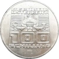 Österreich 100 Schilling 1976 1000 Jahre Herzogtum Kärnten - Silber