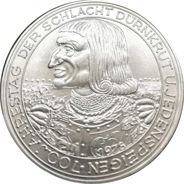 Österreich 100 Schilling 1978 Schlacht von Dürnkrut u. Jedenspeigen - Silber