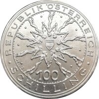 Österreich 100 Schilling 1978 Schlacht von Dürnkrut u. Jedenspeigen - Silber
