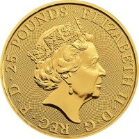 UK The Queen´s Beasts 4. Ausgabe 2018 Unicorn 1/4 oz Gold