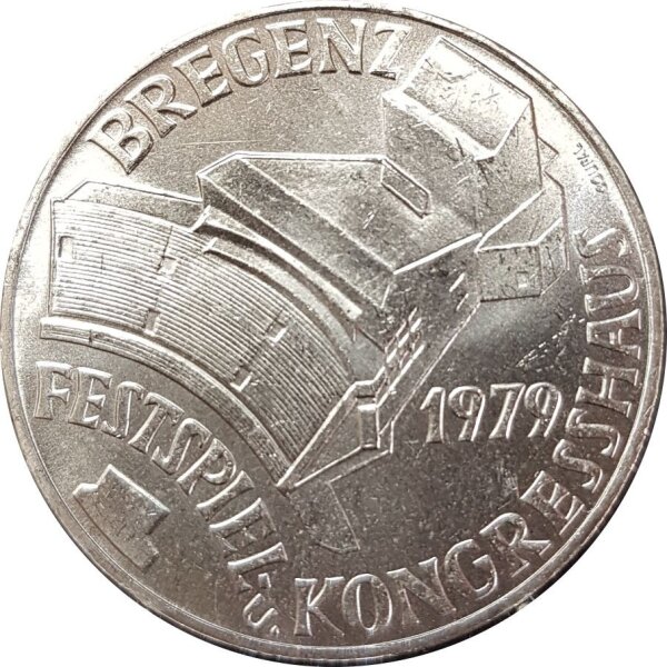 Österreich 100 Schilling 1979 Festspiel- und Kongresshaus in Bregenz - Silber