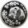 China Panda 1998 1/2 oz Silber