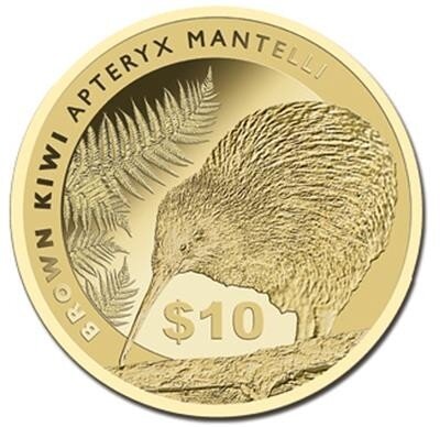 Neuseeland Kiwi 2015 1/4 oz Gold - Polierte Platte