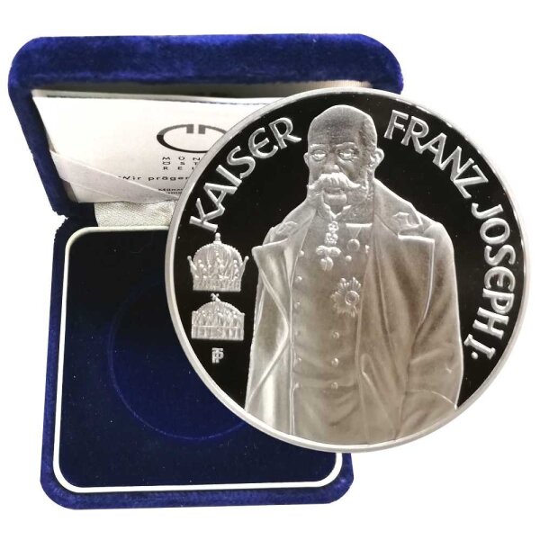 Österreich 100 Schilling 1994 Kaiser Franz Joseph I - Silber PP incl. Etui