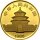 China Panda 1985 1 oz Gold - Original-Folie