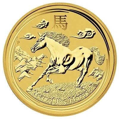Australien Lunar II 2014 Jahr des Pferdes 1/10 oz Gold