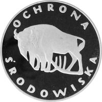 Polen 100 Zloty 1977 Wisent - Silber PP
