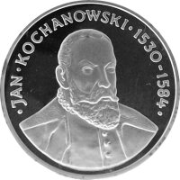 Polen 100 Zloty 1980 Jan Kochanowski - Silber PP