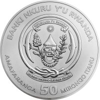 Ruanda Lunar 2019 Jahr des Schweins 1 oz Silber